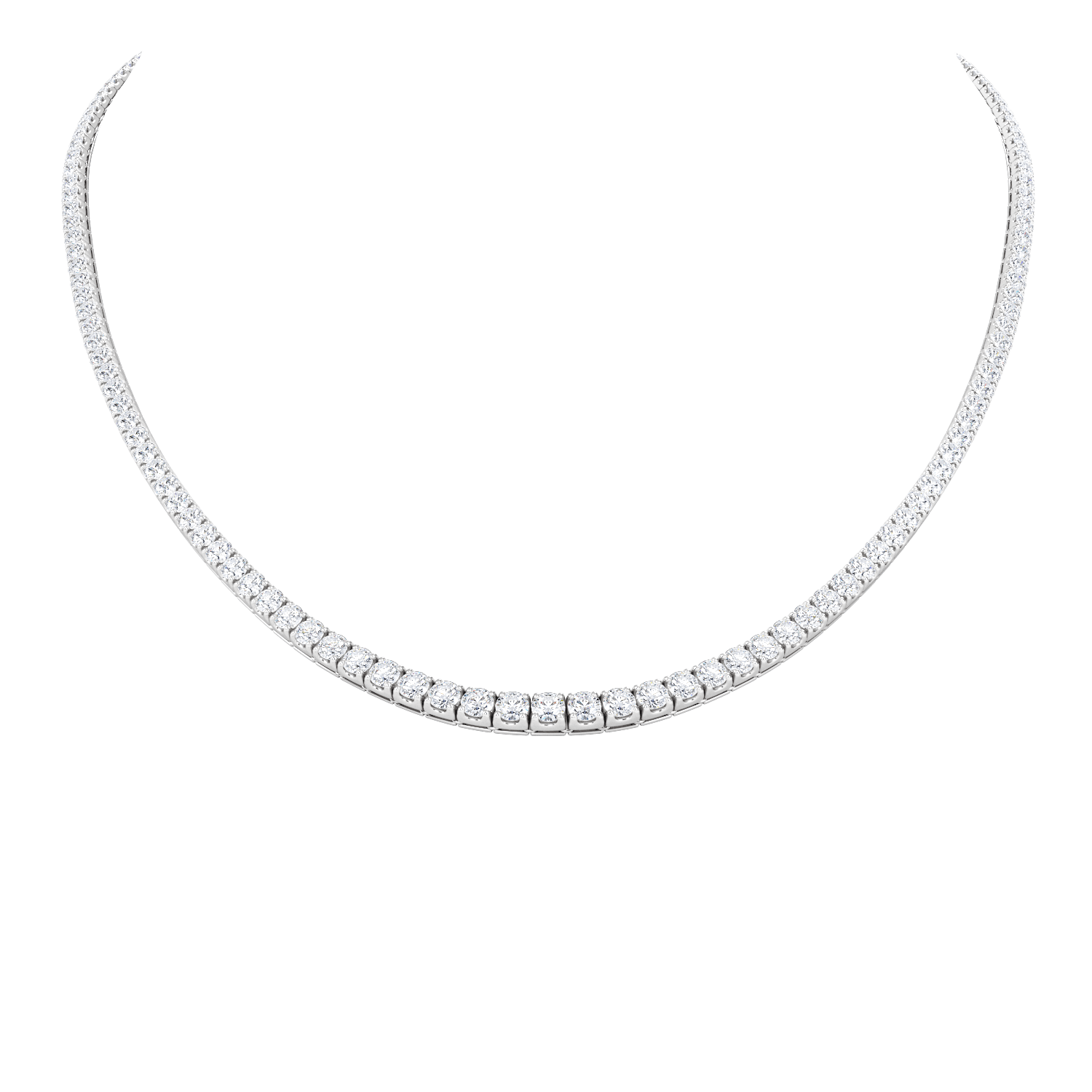 Diamond necklace with gradient - VON KÖCK